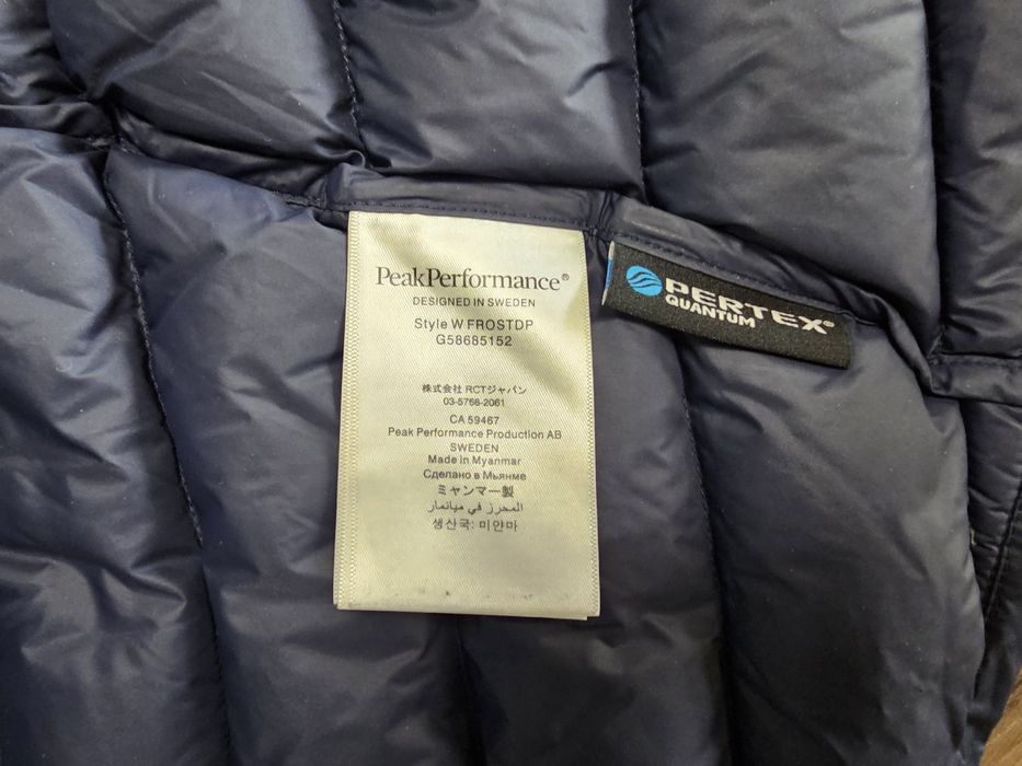 Kurtka parka puchowa damska Peak Performance S W Frost DP