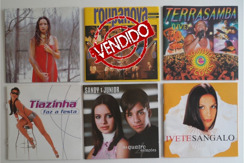CD's Música Brasileira (individualmente ou em lote)