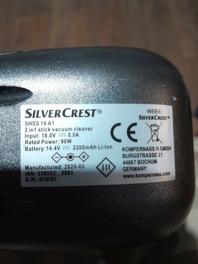 Odkurzacz silvercrest