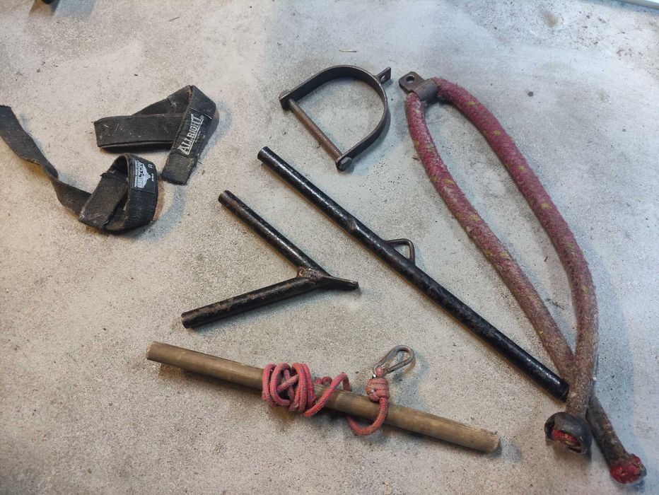 Uchwyt uchwyty samoróbki do wyciągu sznur trójkąt prosty przedramię