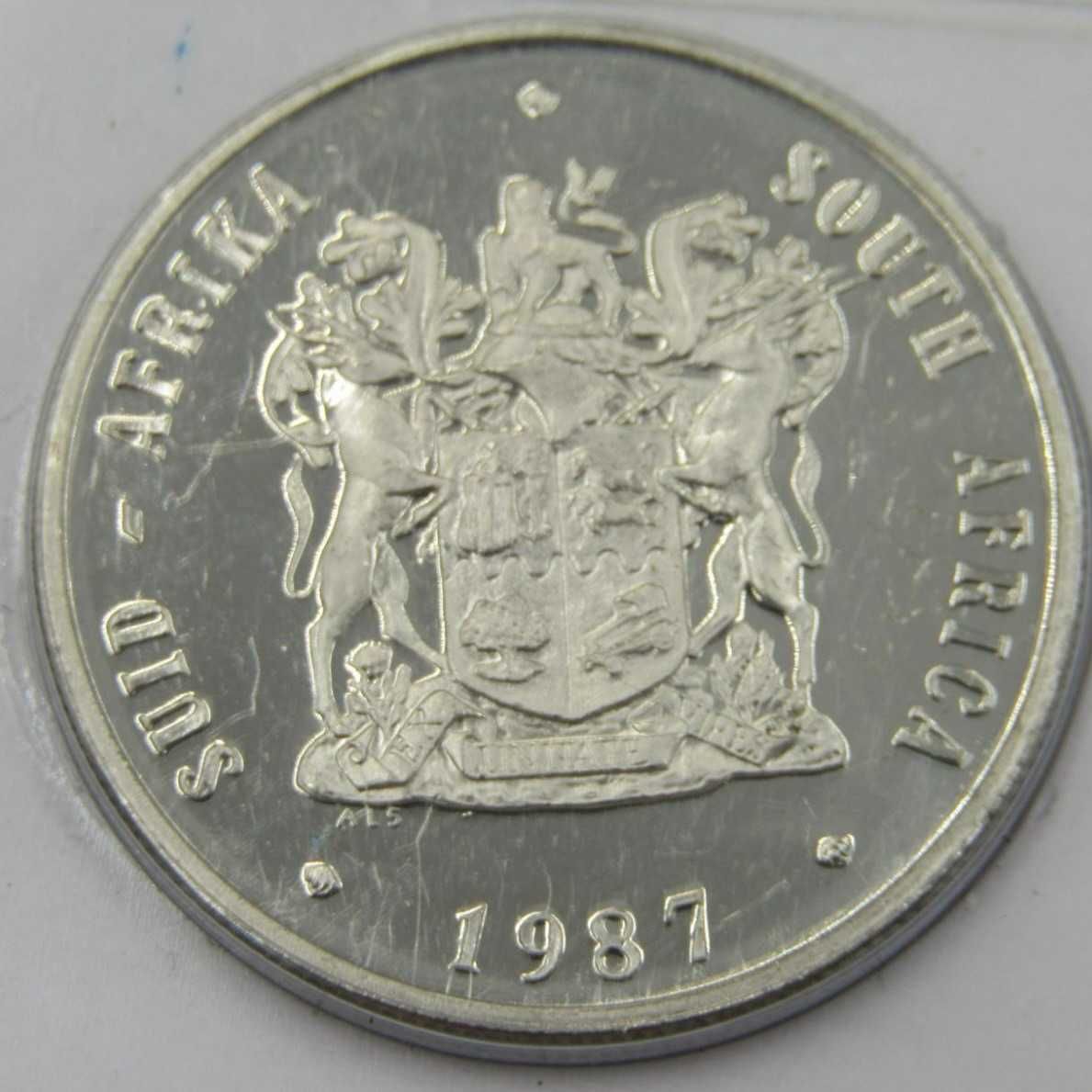 Pacotes de moedas sul-africanas de 1980 a 1985 e de 1987 a 1988