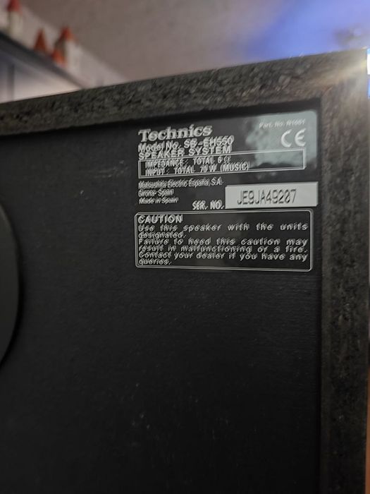 Музичний центр/ музыкальный центр technics sc eh-550 з колонками