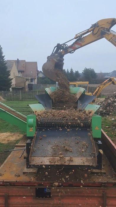 Przesiewacz gwiaździsty  do ziemi  kruszywa  , zrąbek, urobku Wynajem