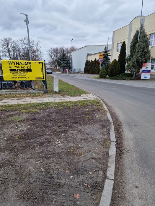 Lokal 120m2 7x17m z kanałem technicznym 8m teren zamknięty