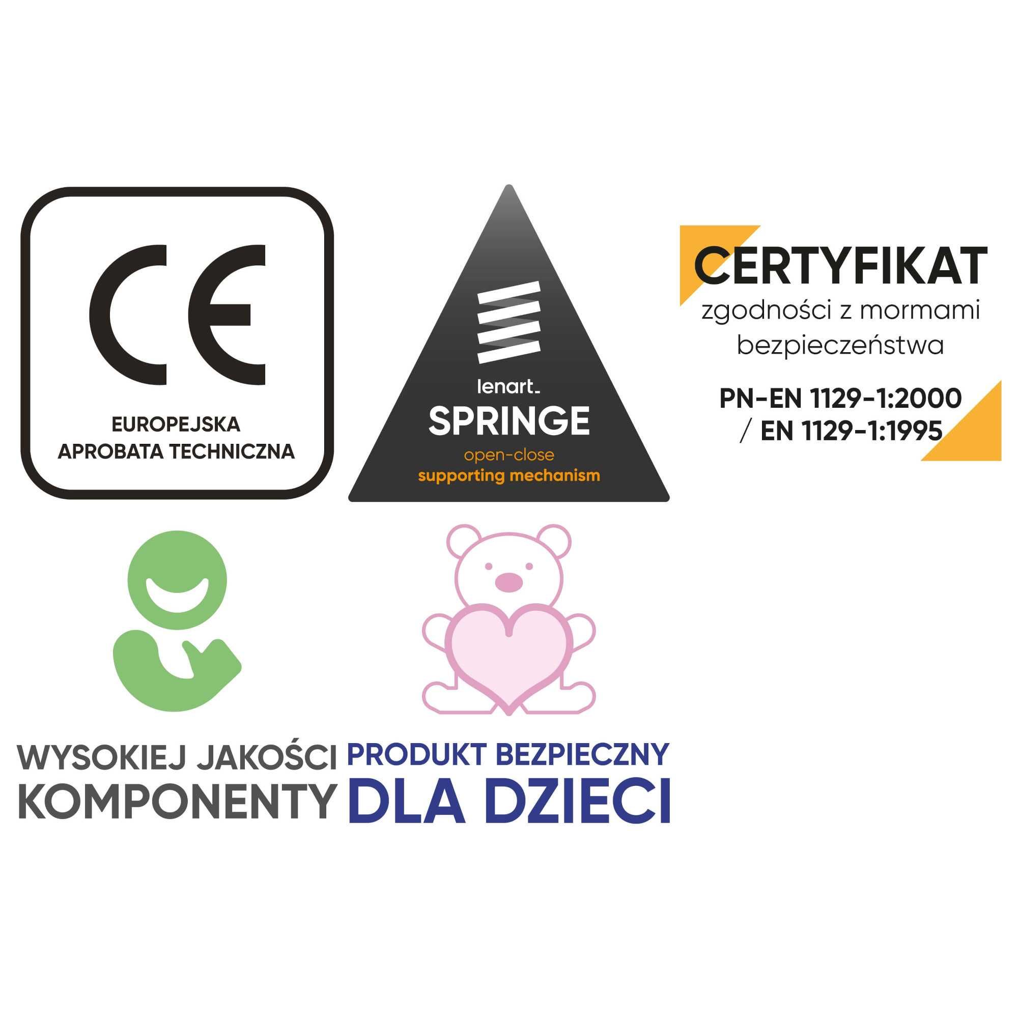 Półkotapczan Concept Pro łóżko chowane w szafie 140x200