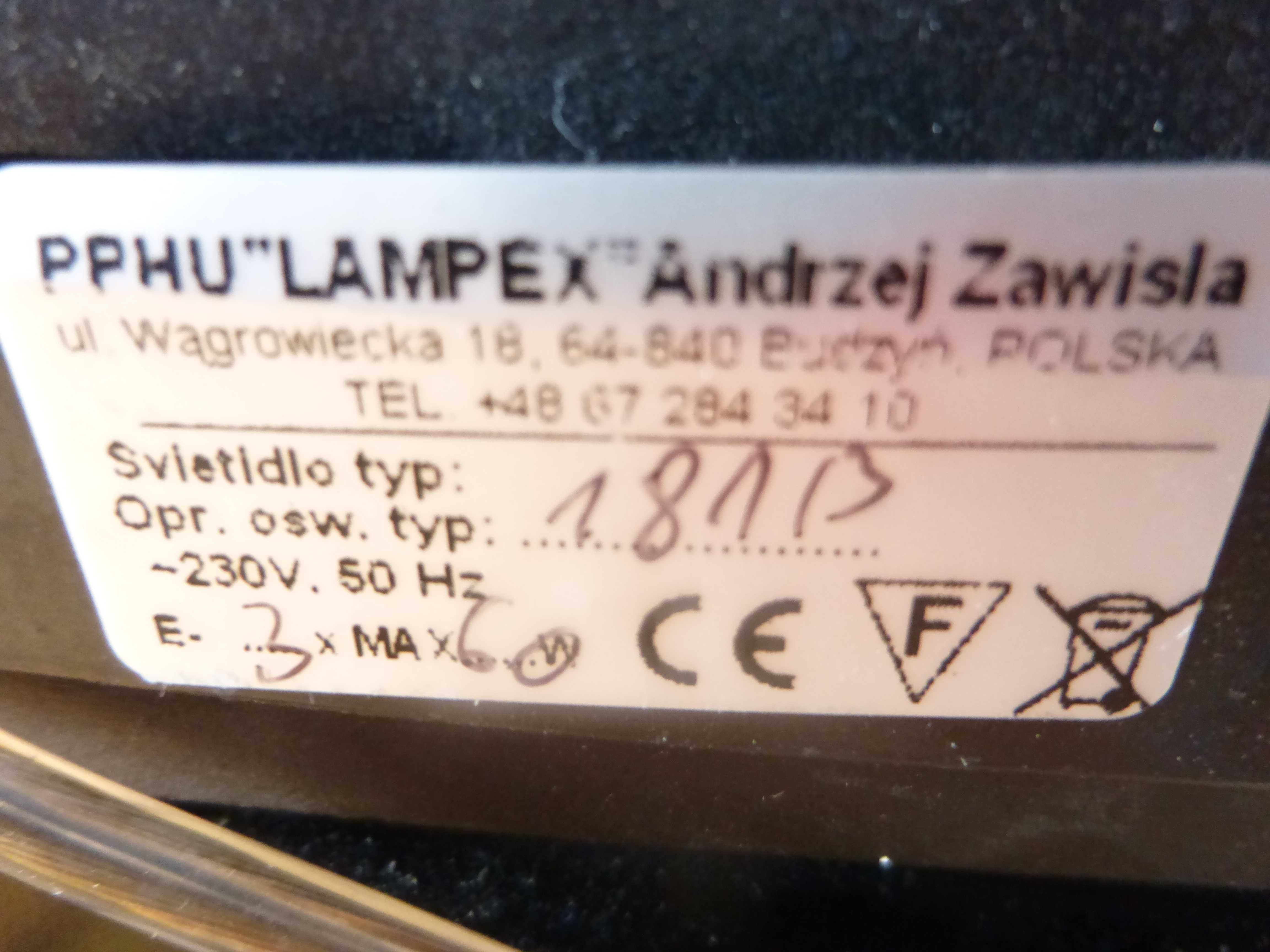 Lampa wisząca nowoczesna 3 abażury