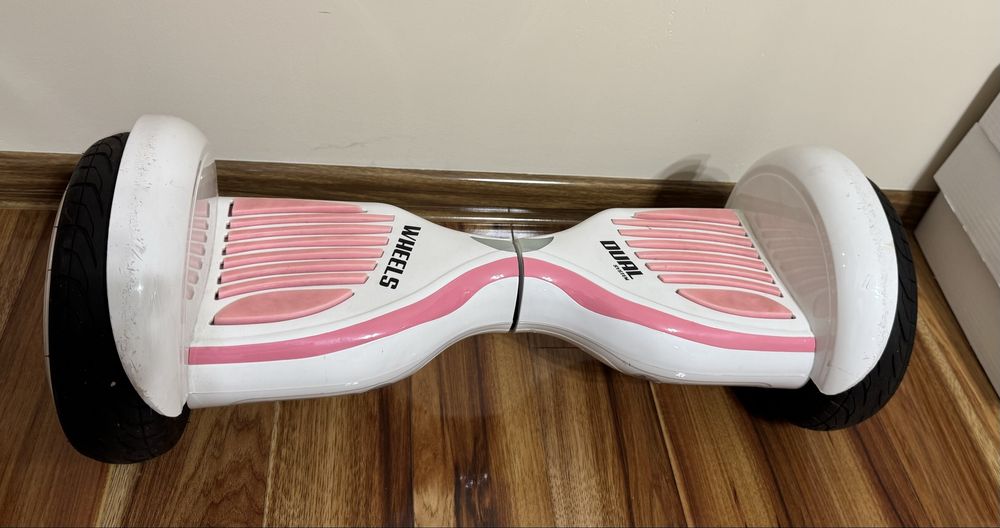 Elektryczna deskorolka SKYMASTER Wheels 11 Dual System Biało-różowy