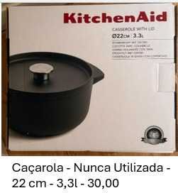 Caçarola - Nunca Utilizada - 22 cm - 3,3l