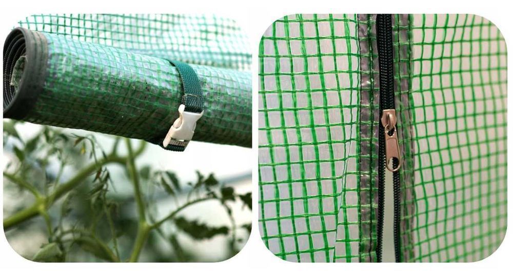 GRUBE RURY Mocny TUNEL Foliowy 4m x 2,5m ogrodowy szklarnia ogrodowa