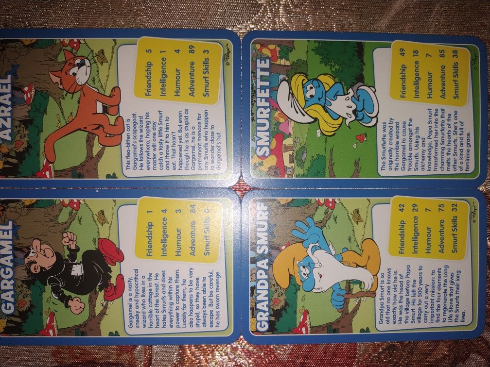 Канцелярський набір Smurfs Смурфики + картки