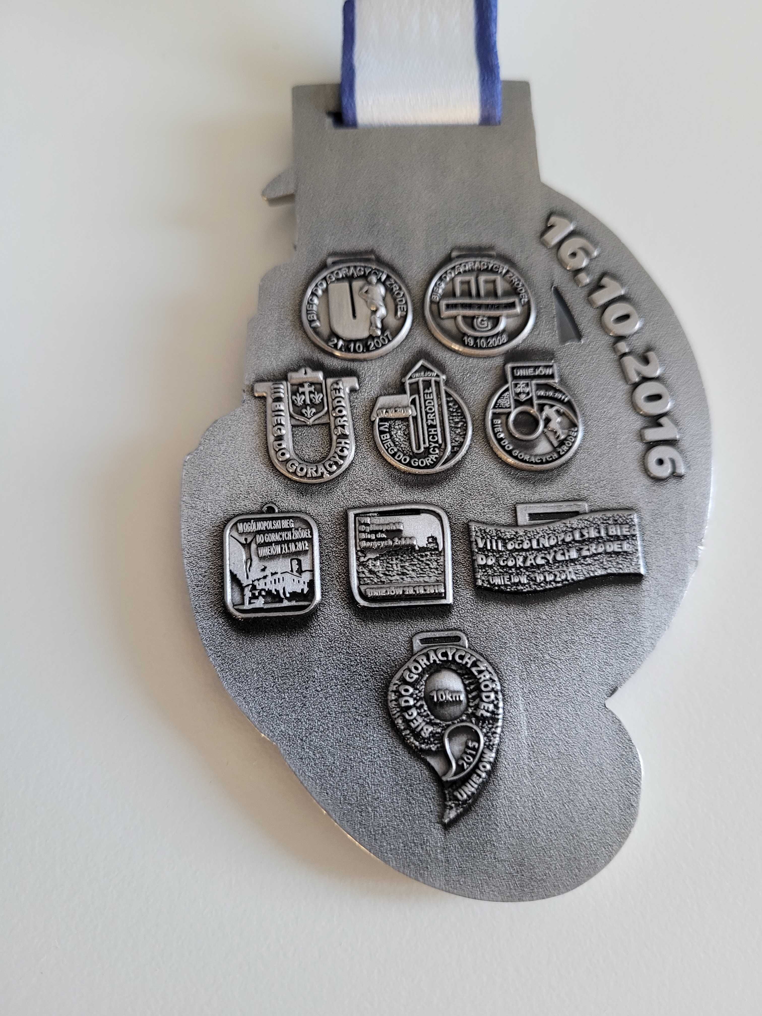 Medal 10 Bieg Do Gorących Źródeł Uniejów 2016