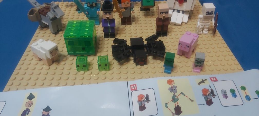 Klocki figurki minecraft ghast slime golem itp kom.z lego

Cena za wsz