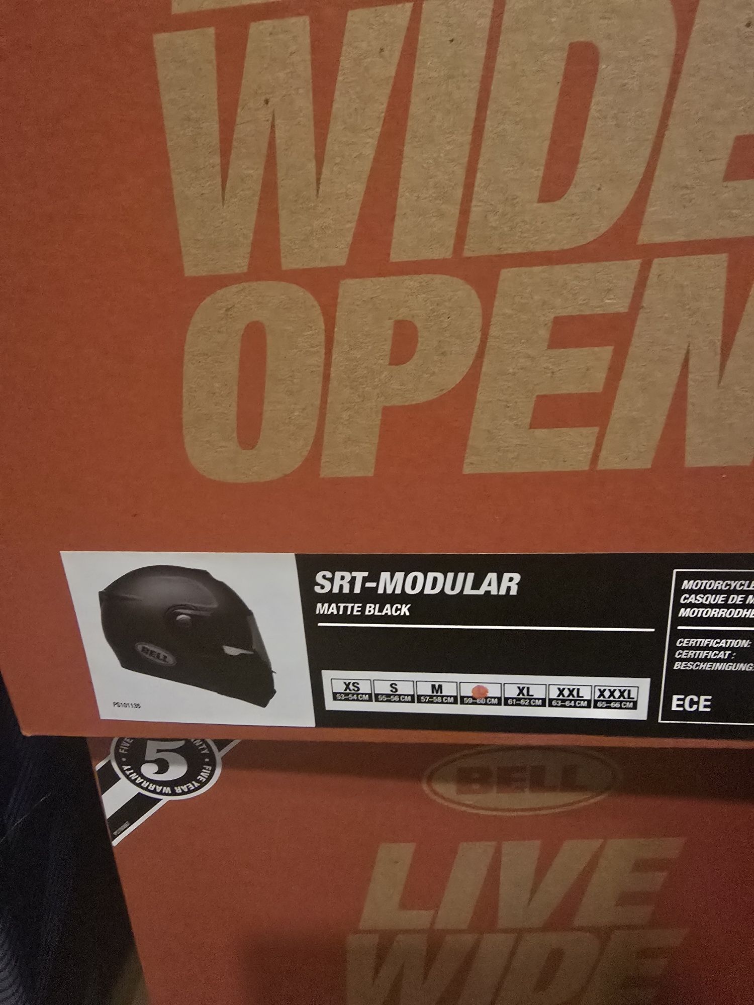Capacete Bell SRT Modular Matt Black