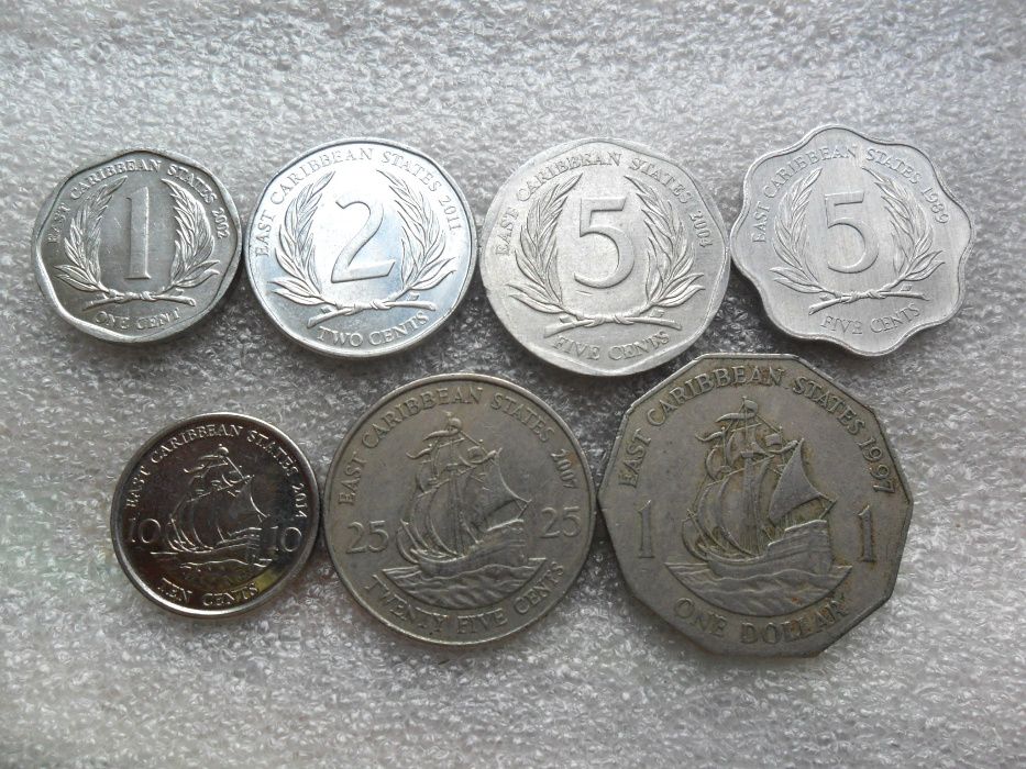 Коллекция монет с животными, Сомали, Сингапур, Карибы, Чили, Болгария