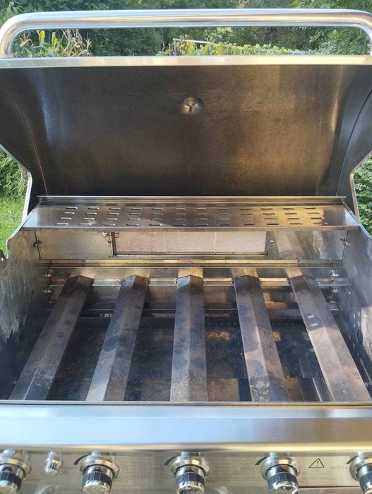 МАКСИМАЛЬНА КОМПЛЕКТАЦІЯ, газовий гриль , нержавіюча сталь,