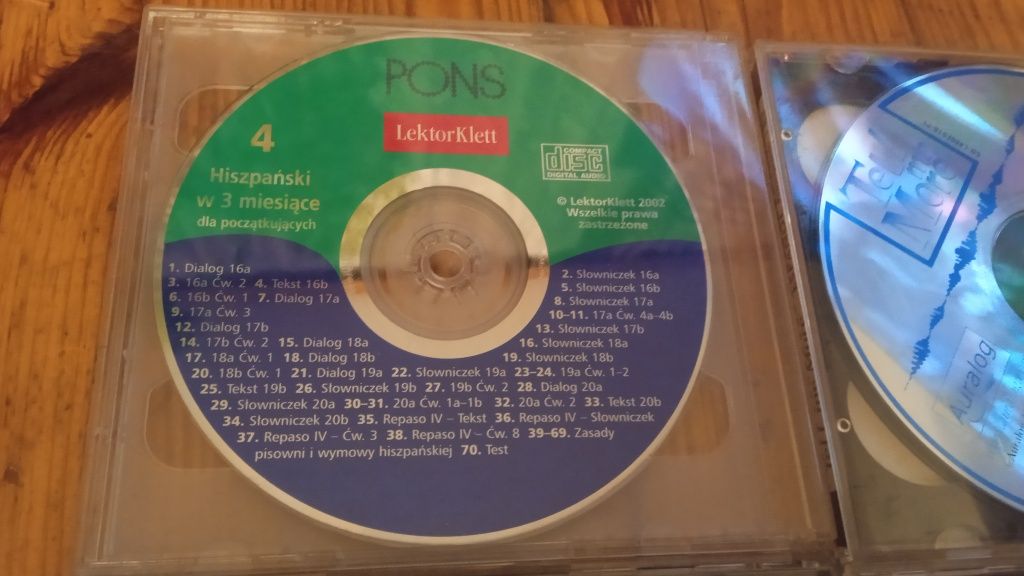 Zestaw płyt CD do nauki języka hiszpańskiego