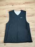 Czarno-Biały Obustronny Męski Podkoszulek Tank Top Nike Swoosh