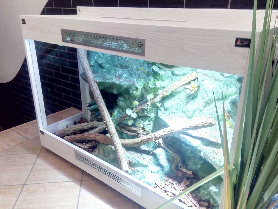 Terrarium dla legwana 120/40/80 nordyckie drewno NA ZAMÓWIENIE