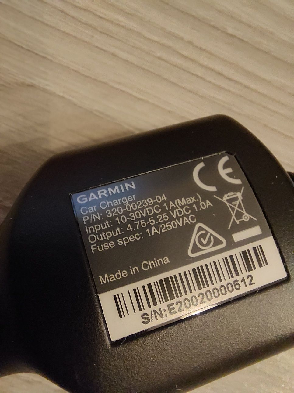 Ładowarka samochodowa Garmin mini usb