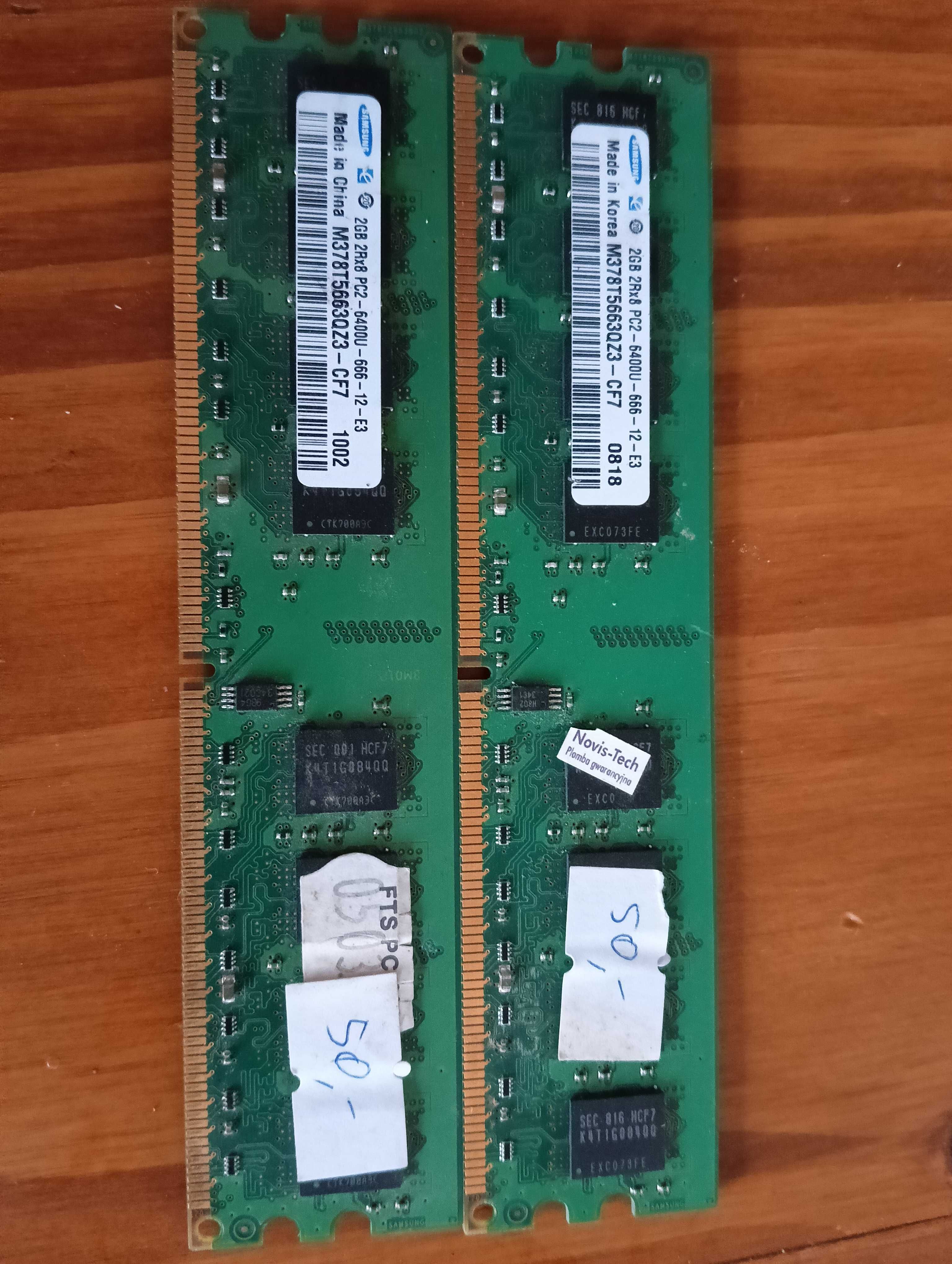 Pamięć RAM DDR2 2x2GB