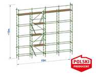 Rusztowanie KOMPLET 100m2 choinkowe elewacyjne PRODUCENT 24H dostawa
