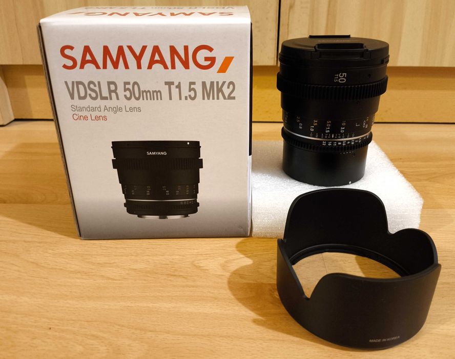 Obiektyw Samyang MF 50 mm T1,5 VDSLR MK2 Canon RF