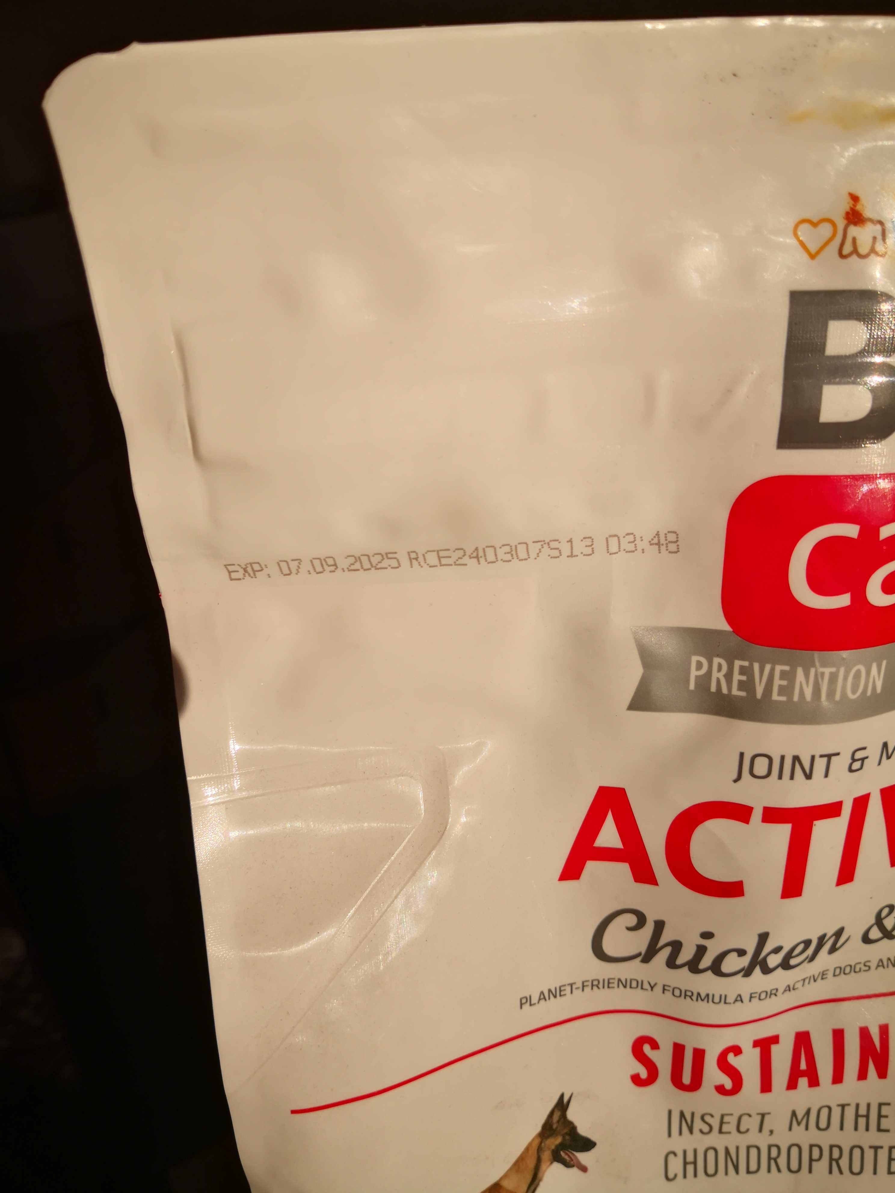 Karma dla psa Brit Activity kurczak i insekty 3kg.