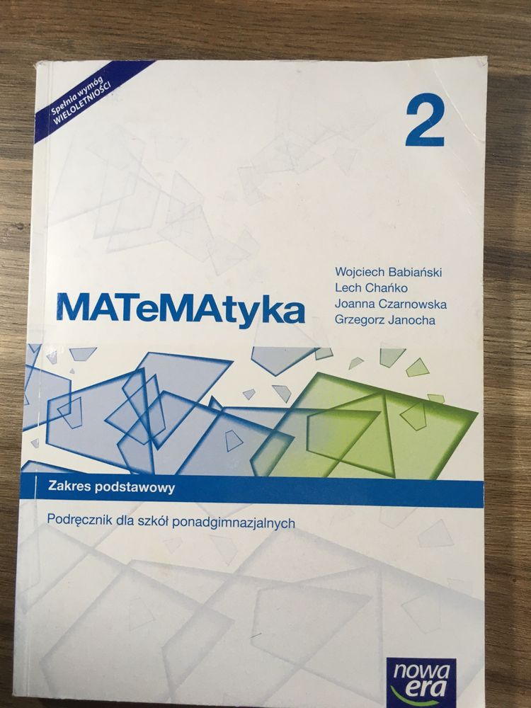 MATeMAtyka 2. Podręcznik. Zakres podstawowy