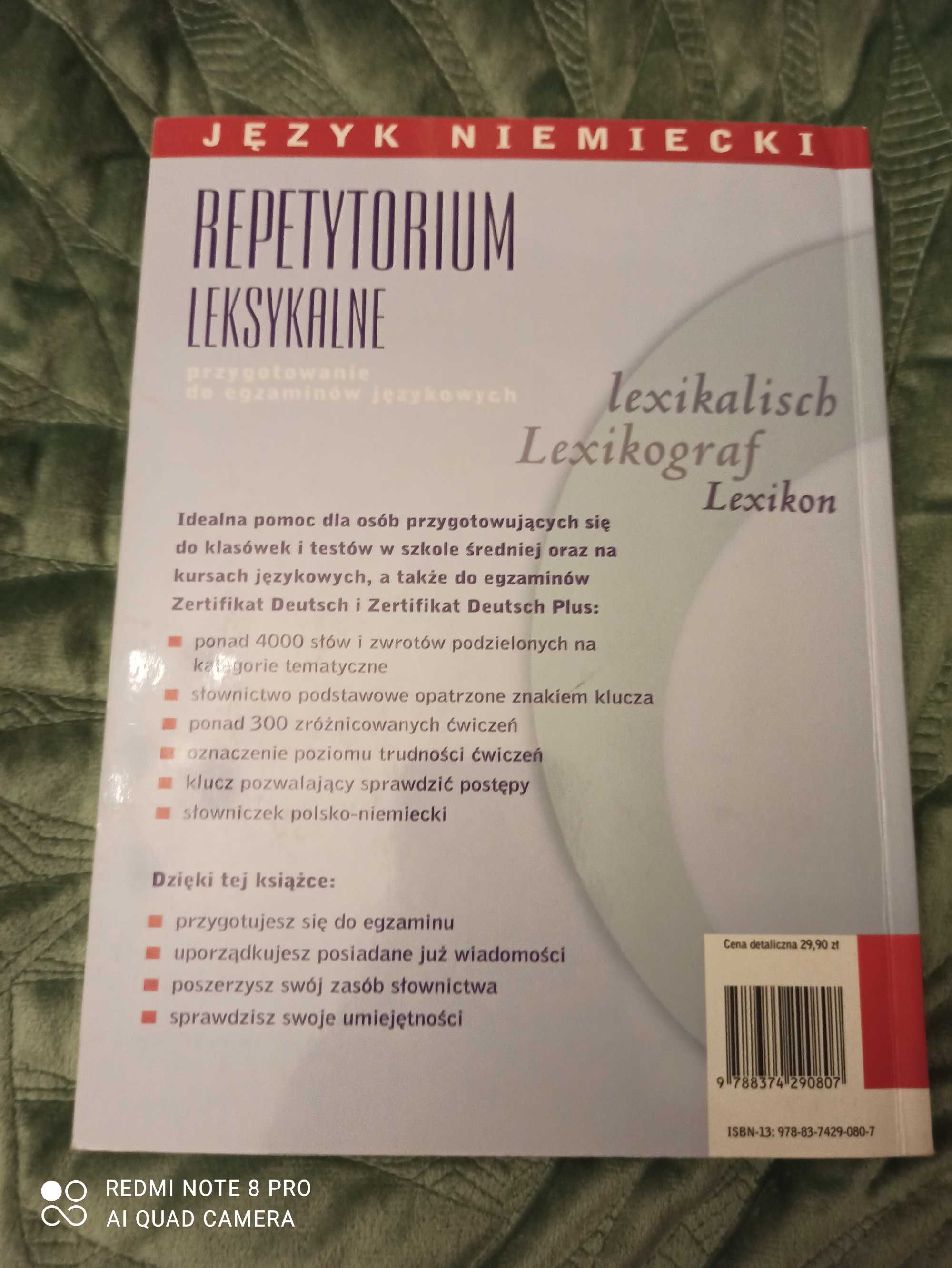 Repetytoriym leksykalne przygotowanie do egzaminow. Niemiecki