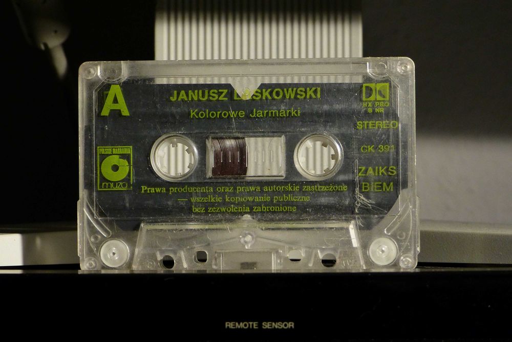 kaseta JANUSZ LASKOWSKI Kolorowe Jarmarki stan DB++