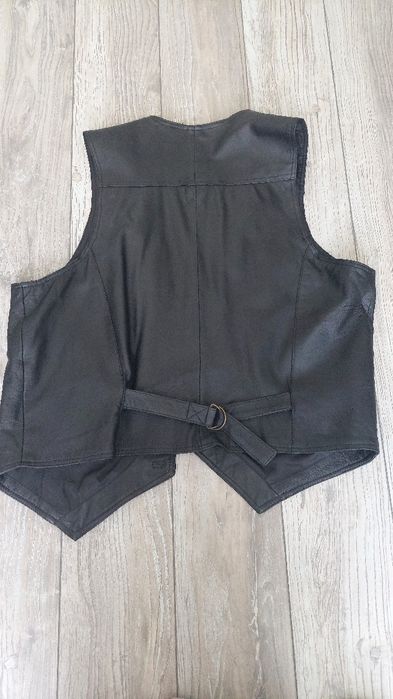 Skórzana kamizelka męska