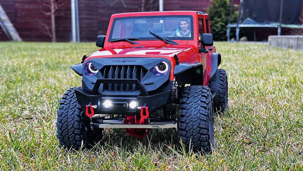 SCX 10 TFL Jeep Wrangler  RTR RC , carbon hobbywing scaler 1/10 TRX4