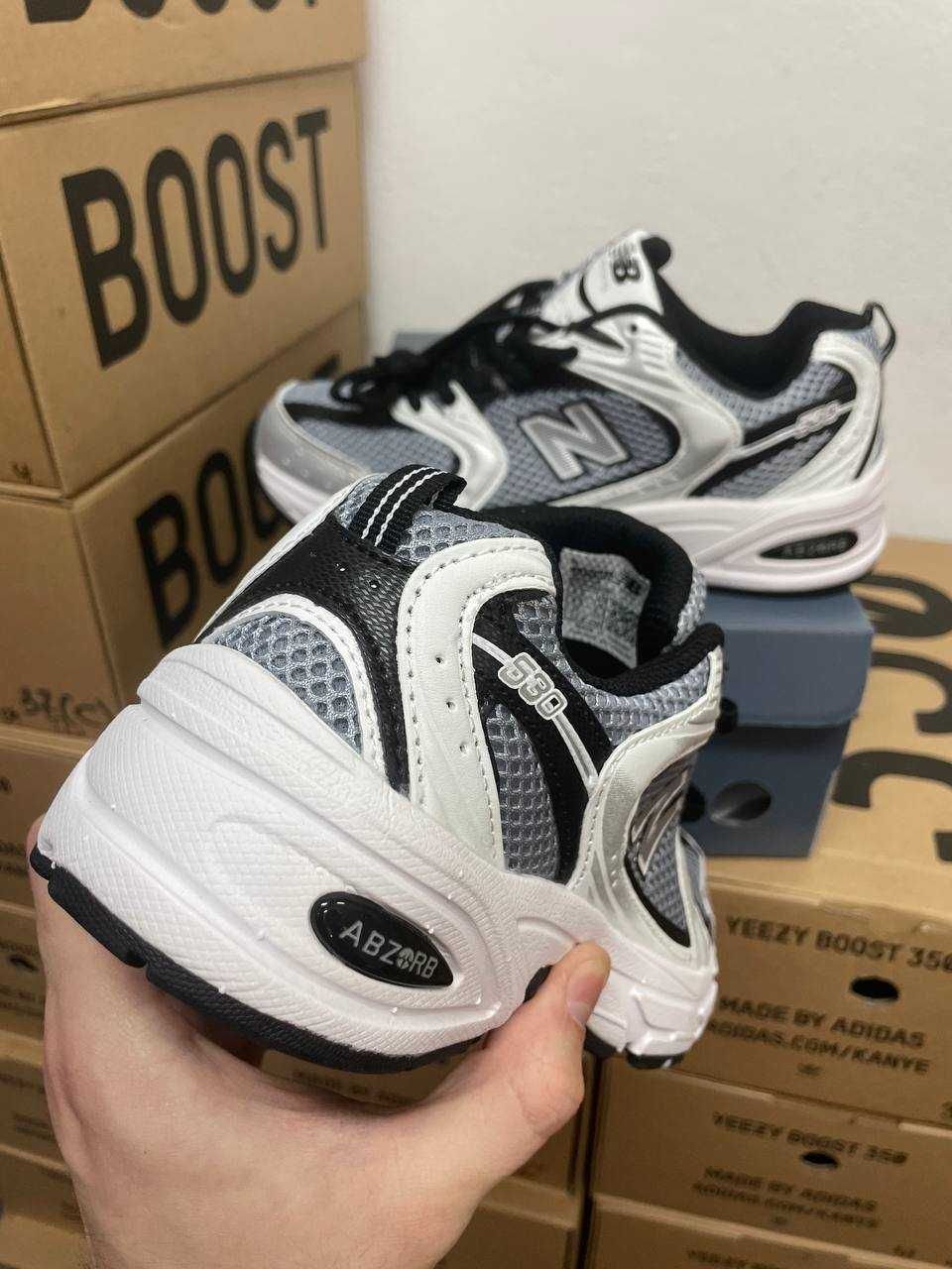 Кроссовки New Balance 530 grey black / Нью беленс 530 серые 37 38 39