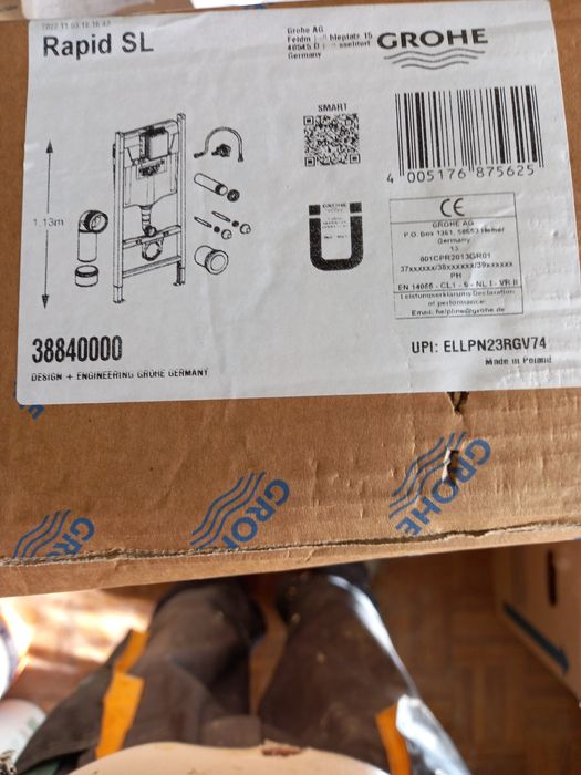 Nowy stelaż WC Grohe