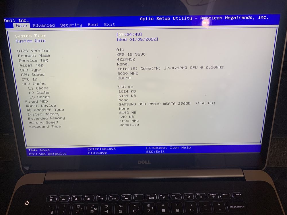 Ноутбук ігровий Dell XPS 15 9530 SSD-256Gb RAM8 nVidia 750