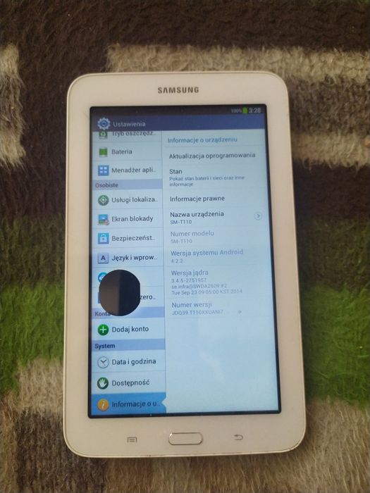 Tablet Samsung Galaxy TAB 3 SM T110