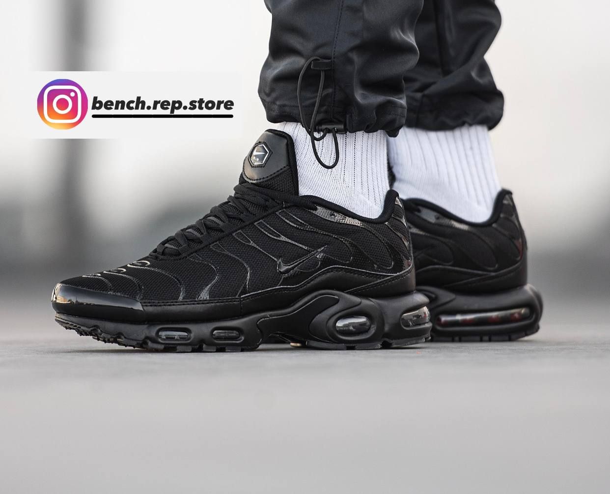 ХІТ ПРОДАЖІВ! 36-45р | Кросівки чоловічі Nike Air Max Tn Plus Black