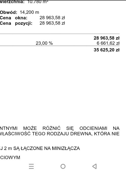 Drewniana Suwanka Mega przestrzeń - max otwarcie Patio Fold 4900x2200