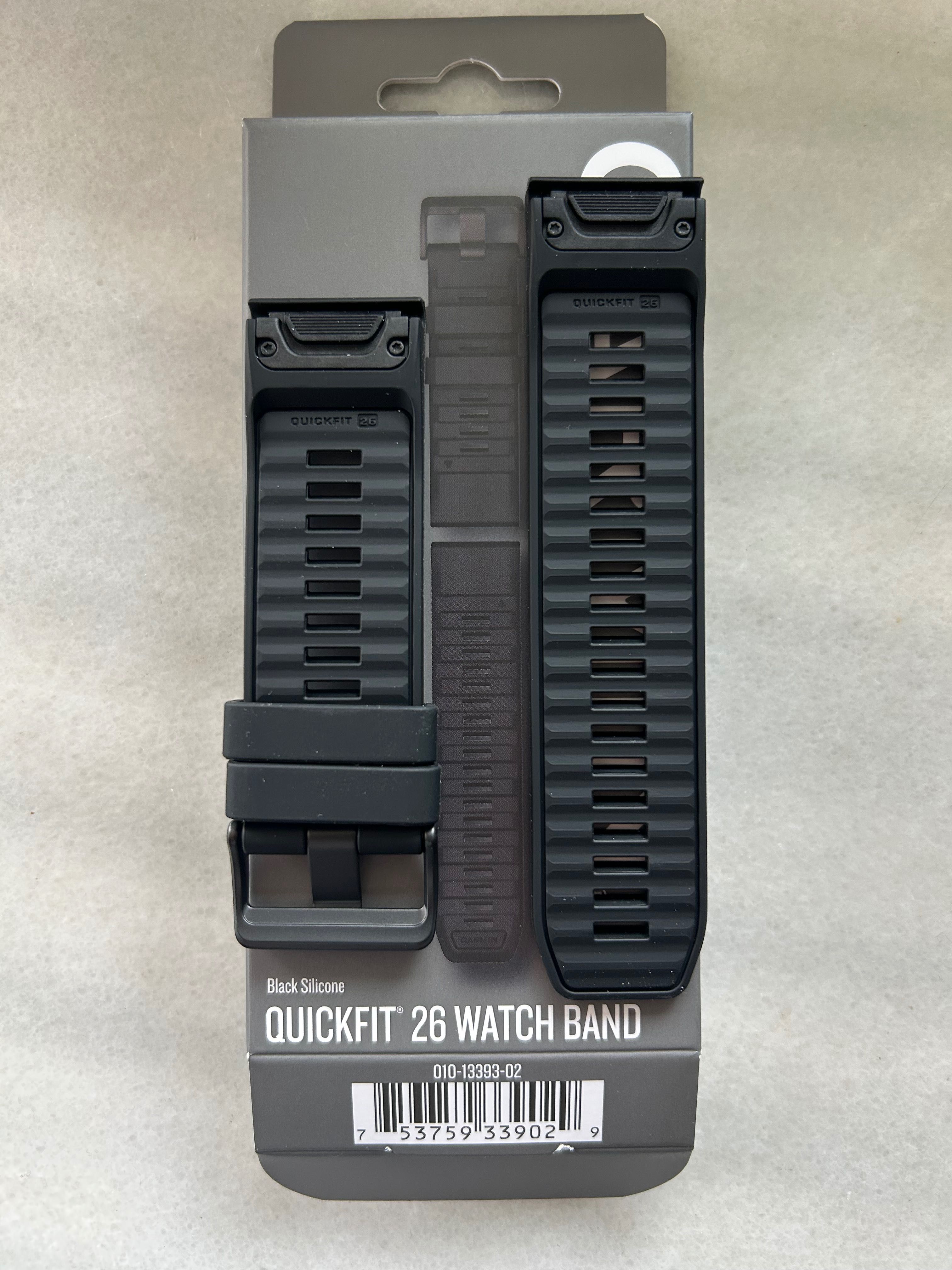 Garmin pasek 26mm quickfit oryginalny czarny Fenix 8 51mm