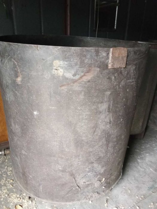 Бочка с нержавейки 1 куб (круглая )