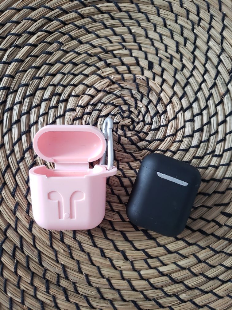 Чохол на air pods силиконовый чехол розовый рожевий силікон кейс case