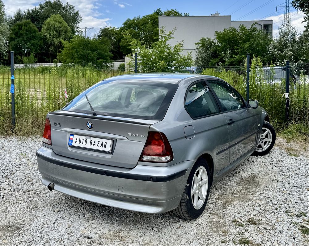 BMW E46 Compact* 1.8 Benzyna * Klima * Parktroniki * 2005* MegaStan