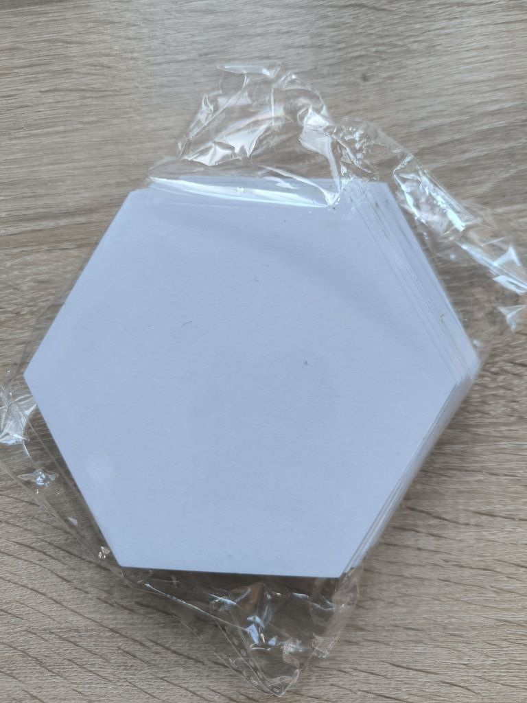 Sześciokątne naklejki lustra, nowe nie używane