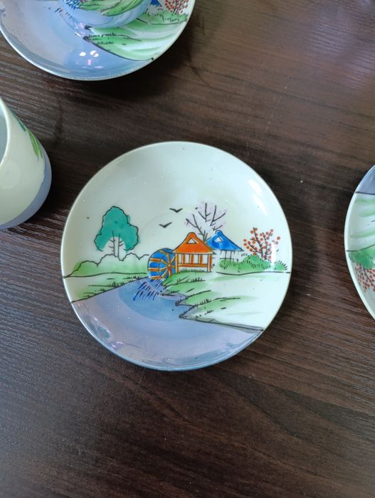 Чайний сервіз , японський сервіз , чашки , чайник , порцеляна