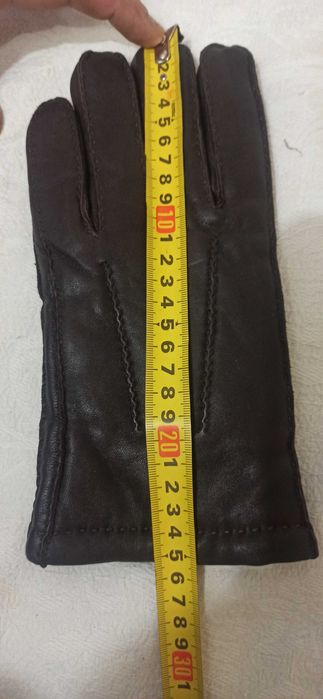 Шкіряні чоловічі зимові рукавиці - перчатки. Різні розміри ! НОВІ !