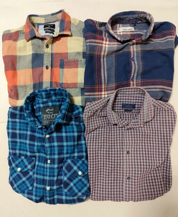 Lote de 4 camisas casual para Homem (Tam. S)