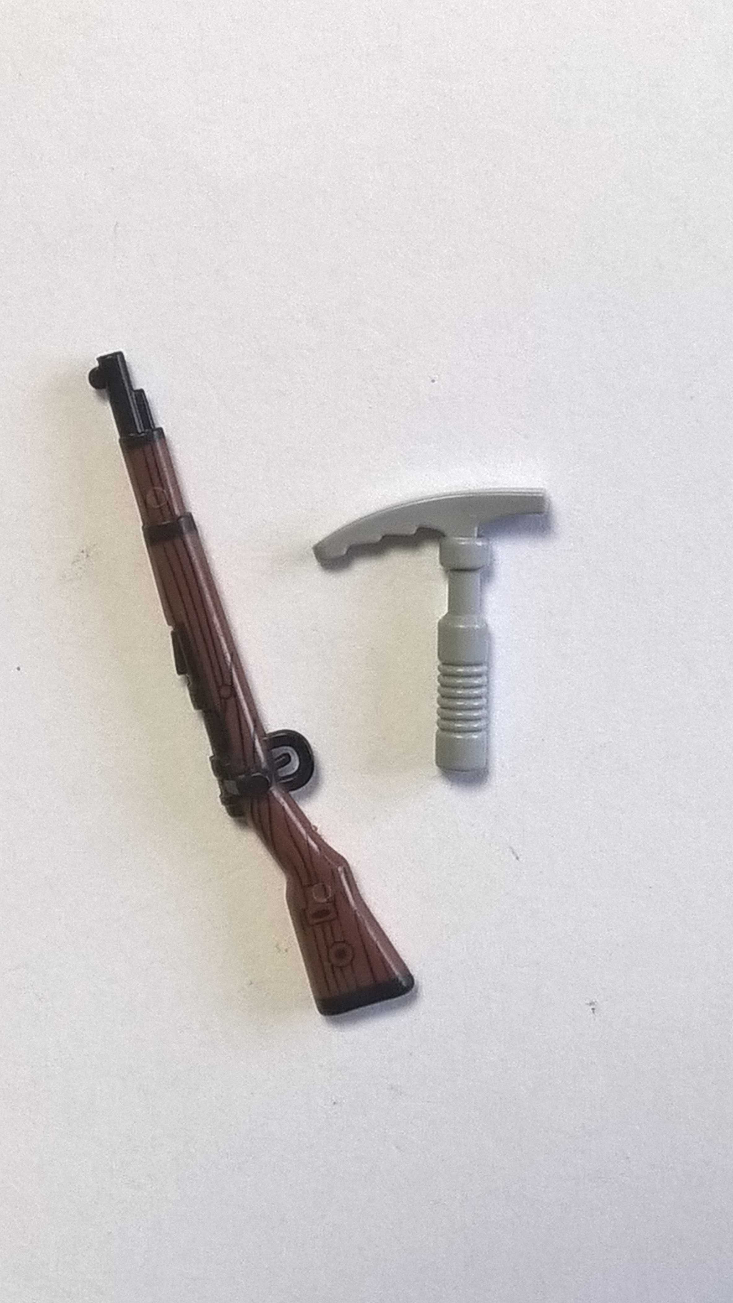 Figurka żołnierza niemieckiego z br. 4 strony nadruk WW2 komp. z Lego