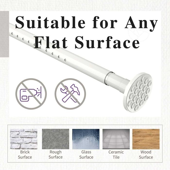 Nowy drążek regulowany / rozsuwany / pręt / 300-355cm !9366!