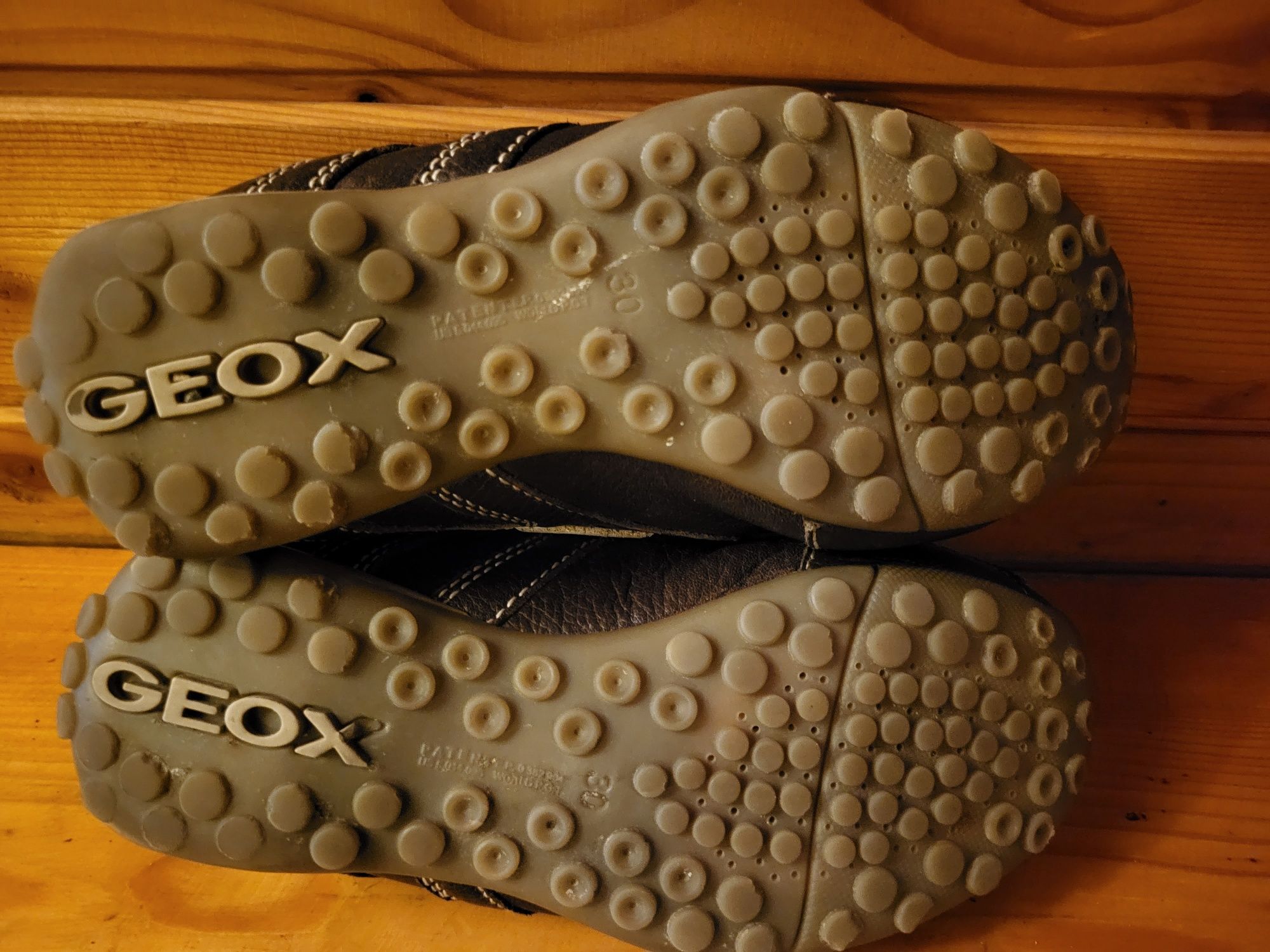 Buty chłopięce GEOX r. 30 mokasyny skóra brązowe