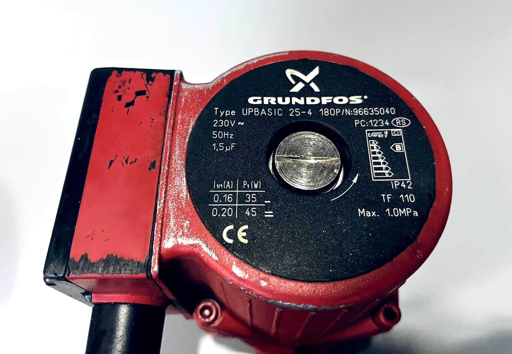 Pompa wody Grundfos UP BASIC 25-4 180 + programator ST-1021C – używane